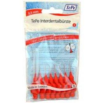 Tepe Interdental Brush Normal ( 0,5 mm red 8 ks ) - Mezizubní kartáčky pro ženy