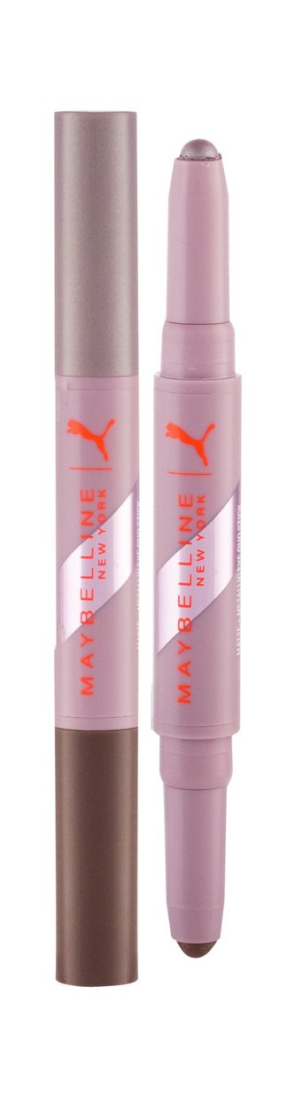 Maybelline Puma X Maybelline Oční stín Matte + Metallic Eye Duo Stick 1,65 g 03 Warrior + Flow pro ženy