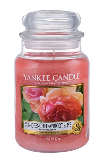 Yankee Candle Sun-Drenched Apricot Rose Vonná svíčka 623 g unisex