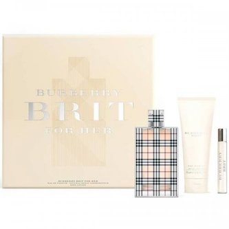 Burberry - Brit - parfémová voda 100 ml + tělové mléko 100 ml + parfémová voda 7,5 ml  - 100 ml