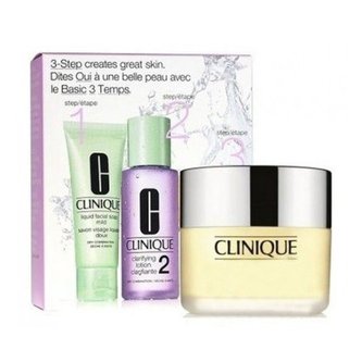 Clinique KOSMETIKA - 3step Skin Care System2 - Liquid Facial Soap 30 ml + Clarifying Lotion 2 30 ml + Dramatically Different Moisturizing Cream 125 ml - 125 ml