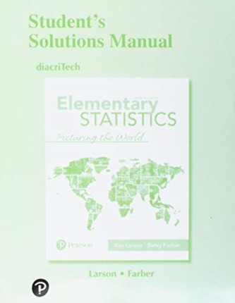 Student's Solutions Manual for Elementary Statistics