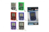Přívěšek digitální hra Brick Game Tetris hlavolam plast 5cm na baterie v krabičce 6x11x2cm