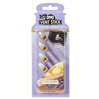 Yankee Candle Lemon Lavender Vent Stick ( citron s levandulí ) - Vonné kolíčky do auta 4 ks unisex Yankee Candle Lemon Lavender Vent Stick ( citron s levandulí ) - Vonné kolíčky do auta 4 ks unisex