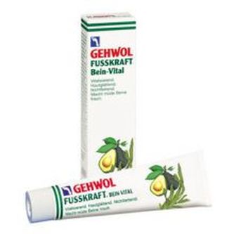 Gehwol Fusskraft Bein Vital - Osvěžující krém na unavené, těžké nohy 125 ml pro ženy