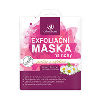 Allnature Exfoliační maska na nohy 40 ml pro ženy