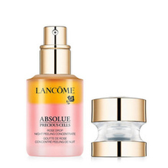 Lancome Absolue Precious Cells Rose Drop Night Peeling Concentrate - Noční dvoufázový koncentrát pro rozjasnění pleti 15 ml pro ženy