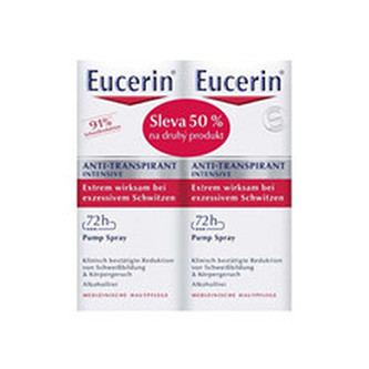Eucerin Deo 72 H Duopack ( 2 Ks ) - Intenzivní sprej proti pocení 30 ml pro ženy Eucerin Deo 72 H Duopack ( 2 Ks ) - Intenzivní sprej proti pocení 30 ml pro ženy
