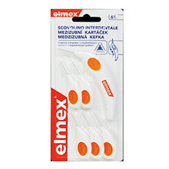 Elmex Mezizubní kartáčky velikost 6 mm ( oranžové ) 6.0 ml unisex