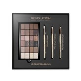Makeup Revolution HD Pro Eyes & Brows Palette - Luxusní dárková sada na líčení očí pro ženy