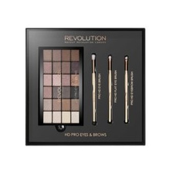 Makeup Revolution HD Pro Eyes & Brows Palette - Luxusní dárková sada na líčení očí pro ženy