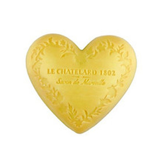 Le Chatelard Luxury French Soap ( mandarinka, limetka ) - Luxusní francouzské přírodní mýdlo ve tvaru srdce 100. ml pro ženy