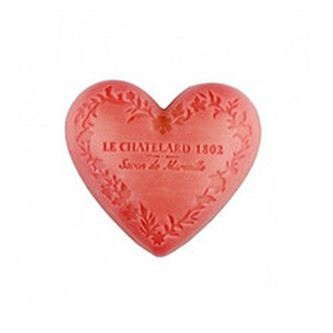 Le Chatelard Luxury French Soap ( jasmín, růže ) - Luxusní francouzské přírodní mýdlo ve tvaru srdce 100. ml pro ženy
