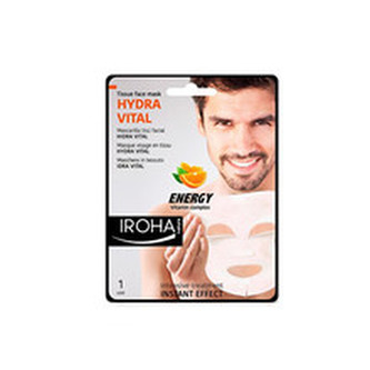 Iroha Hydra Vital Tissue Face Mask Energy Vitamin Complex - Intenzivní látková maska pro muže s vitamínovým komplexem 23 ml pro muže