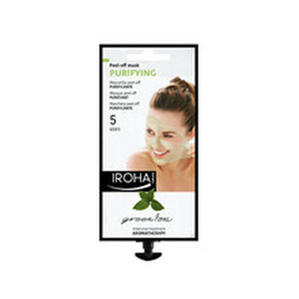 Iroha Purifying Peel-Off Mask Green Tea - Čisticí aromaterapeutická slupovací maska se zeleným čajem 25. ml pro ženy