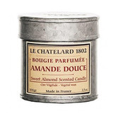 Le Chatelard Scented Candle In Sheet ( sladká mandle ) - Vonná svíčka v plechu 100. ml pro ženy