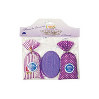Le Chatelard Lavender Gift Set III ( levandule ) - Dárkový set 136. ml pro ženy