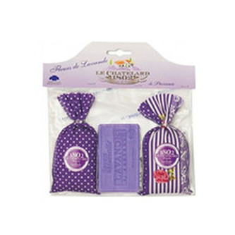 Le Chatelard Lavender Gift Set II ( levandule ) - Dárkový set 136. ml pro ženy