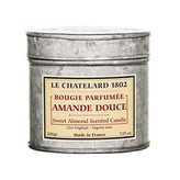 Le Chatelard Scented Candle ( sladká mandle ) - Vonná svíčka v zinkové krabičce s víčkem 200. ml pro ženy