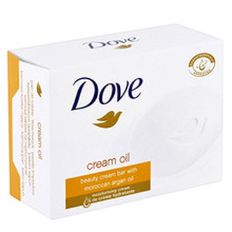 Dove Beauty Cream Oil Bar - Vyživující krémová tableta s arganovým olejem 100 ml pro ženy