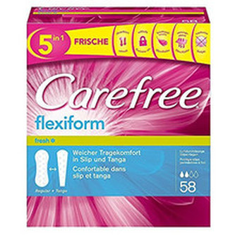 Carefree Flexiform Slipové vložky 58.0 ml pro ženy