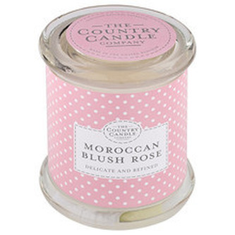 Country Candle Moroccan Blush Rose ( marocká růže ) - Vonná svíčka ve skle s víčkem 848. ml unisex