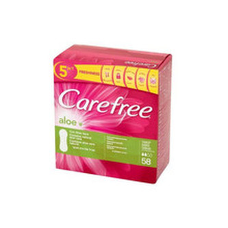 Carefree Aloe Vera Slipové vložky s výtažkem z Aloe Vera 58.0 ml pro ženy