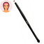 Sefiros Black & White Eyelid & Aplicator Duo Brush - Duo štětec a aplikátor na oční stíny s rukojetí pro ženy