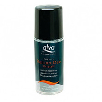Alva 24H Kristall For Him Roll On Deo Kristall - Kuličkový deodorant 50 ml pro muže