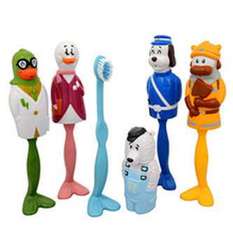 Miradent Kid’s Brush - Dětský zubní kartáček ve tvaru zvířátka unisex