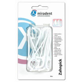 Miradent Zahnpick - Párátko s dentálním vláknem unisex