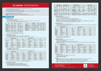 Zájmena - Přehledová tabulka učiva