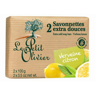 Le Petit Olivier Verbena a citrón Extra jemné mýdlo ( 2ks ) 200. ml pro ženy