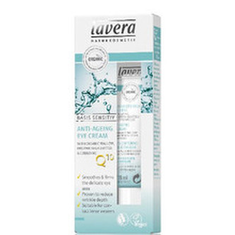Lavera Basis Sensitiv Q10 Anti-Ageing Eye Cream - Oční krém s koenzymem 15 ml pro ženy Lavera Basis Sensitiv Q10 Anti-Ageing Eye Cream - Oční krém s koenzymem 15 ml pro ženy