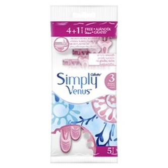 Gillette Simply Venus 3 ( 4+1 ks ) - Pohotová holítka pro ženy