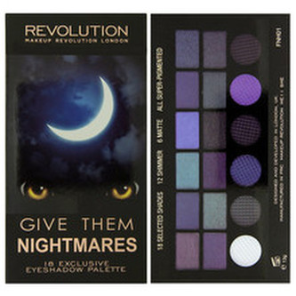 Makeup Revolution Give Them Nightmares - Limitovaná paletka 18 očních stínů pro ženy