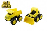 Auto stavební plast 15cm asst volný chod 6ks v boxu