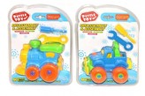 Auto/Vlak šroubovací plast 14cm, 2 druhy, na kartě - 1 kus