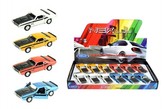 Auto Welly 1970 Dodge Challenger T/A kov 12cm asst 4 druhy volný chod 12ks v boxu