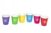 Hrníček/Kelímek plast 12cm 450ml, 6 barev - 1 kus