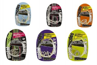 Hlavolam kov 5cm (1ks na kartě) 6 druhů