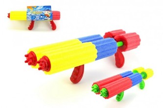 Vodní trubice dvě hlavně pěnová 40cm asst 2 barvy