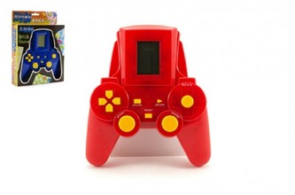 Digitální hra Brick Game Tetris hlavolam plast 2 barvy v krabici 17x23x5cm - 1 kus
