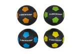 Míč fotbalový 20cm Dunlop vel. 5 gumový asst 4 barvy v sáčku