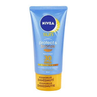 Nivea Sun Protenct and bronze ochranný pleťový krém SPF30 50 ml