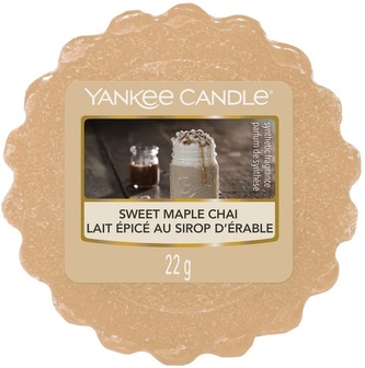 Yankee Candle Wax Melt Sweet Maple Chai 22g