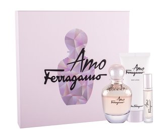 Salvatore Ferragamo Amo Ferragamo parfémovaná voda 100 ml + tělové mléko 100 ml + parfémovaná voda 10 ml