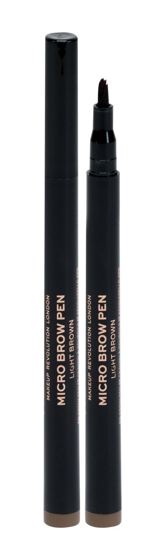 Makeup Revolution London Micro Brow Pen Tužka na obočí 1 ml Light Brown pro ženy