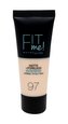 Maybelline Fit Me! Makeup Matte + Poreless 30 ml 97 Natural Porcelain pro ženy