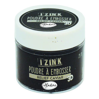 Embosovací prášek IZINK - černý, 25 ml